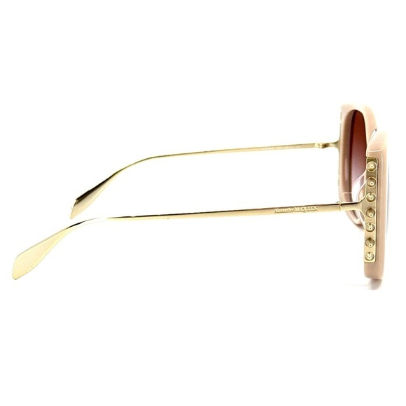 NEW!!! ALEXANDER MCQUEEN Sunglasses AM0340S 003 Authentic - Picture 10 of 12